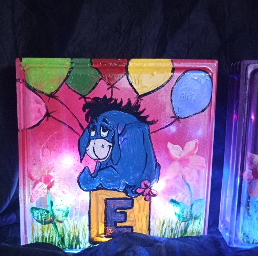 Hand Painted Color Light Block Set - Picture 2 of 4